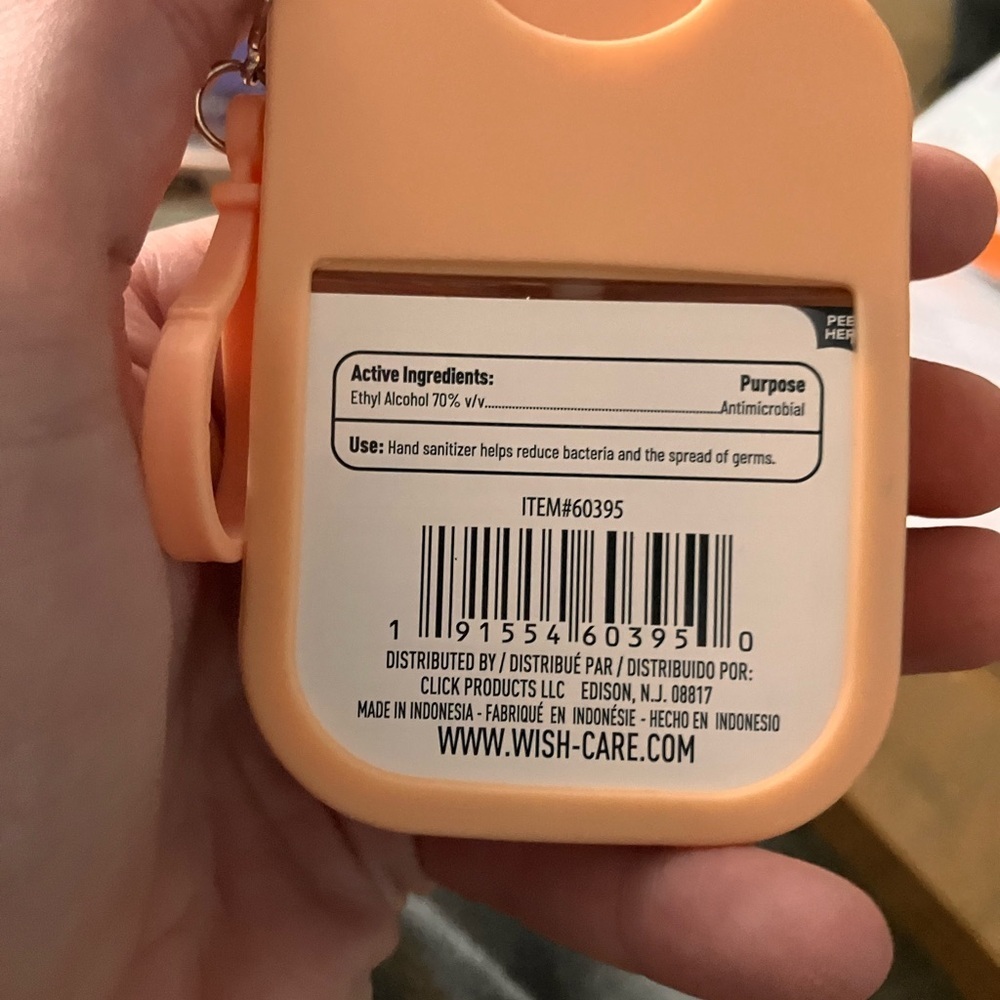 Wish Hand Sanitizer Set with Silicone Cases:Purple,Green,Orange,Pink must haves! - Picture 6 of 7